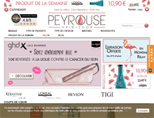 Tablet Screenshot of peyrouse-hair-shop.com